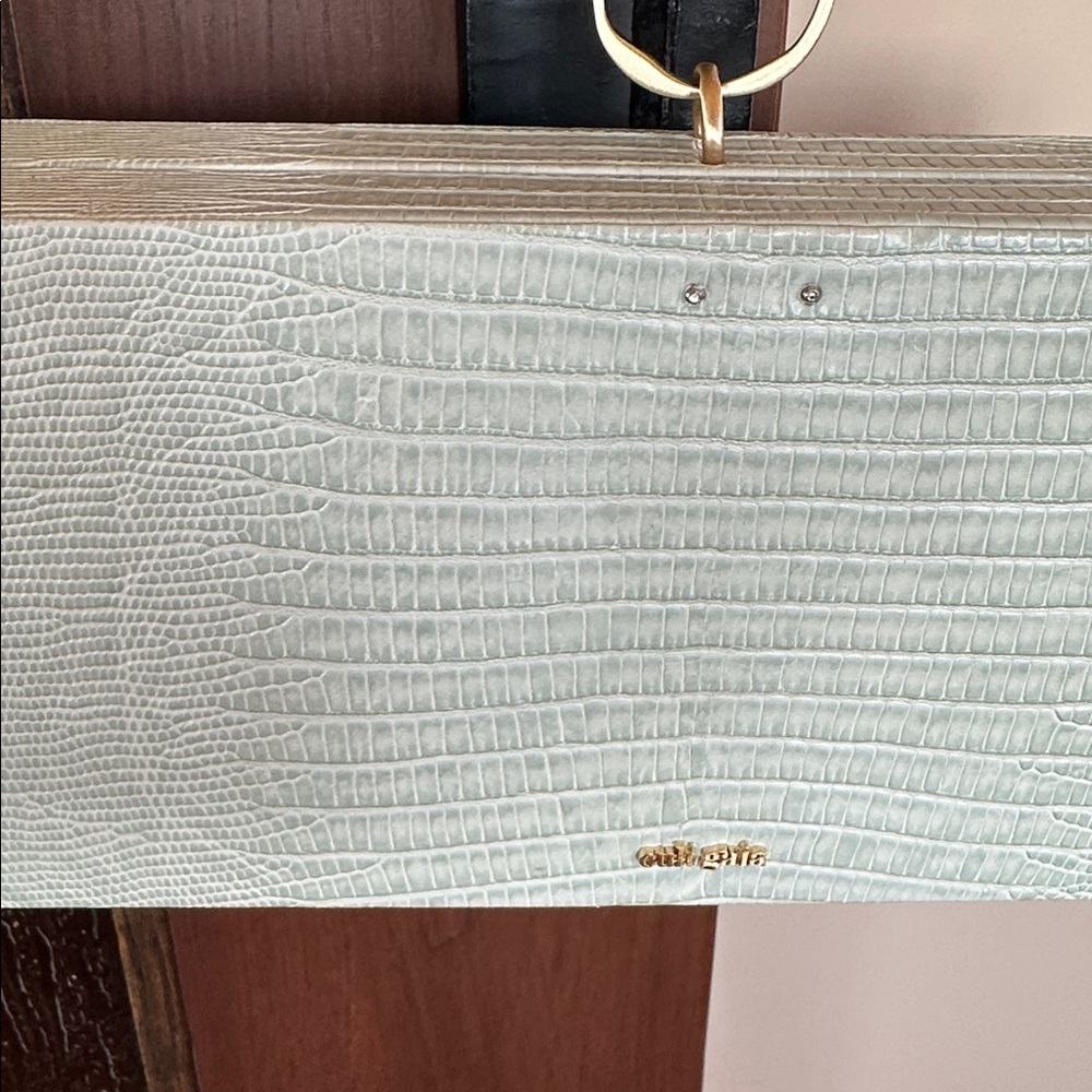 Cult Gaia Calla Wristlet Clutch with gold chain handle. - Picture 12 of 12